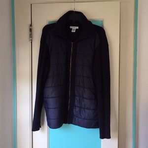 Sweater/puffer vest jacket